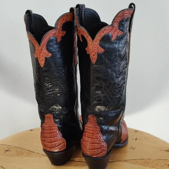 Women's Caiman cowboy boots - Picture 3 of 11